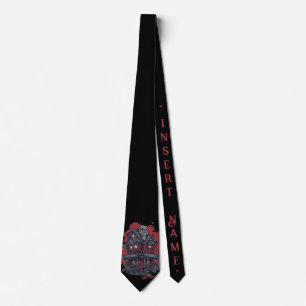Skulltop Manor: A Nightmare Unleashed Neck Tie