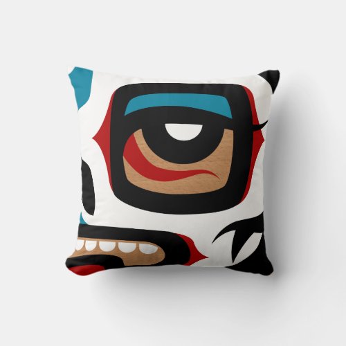 SKULLUXE Haida Skull Pillow