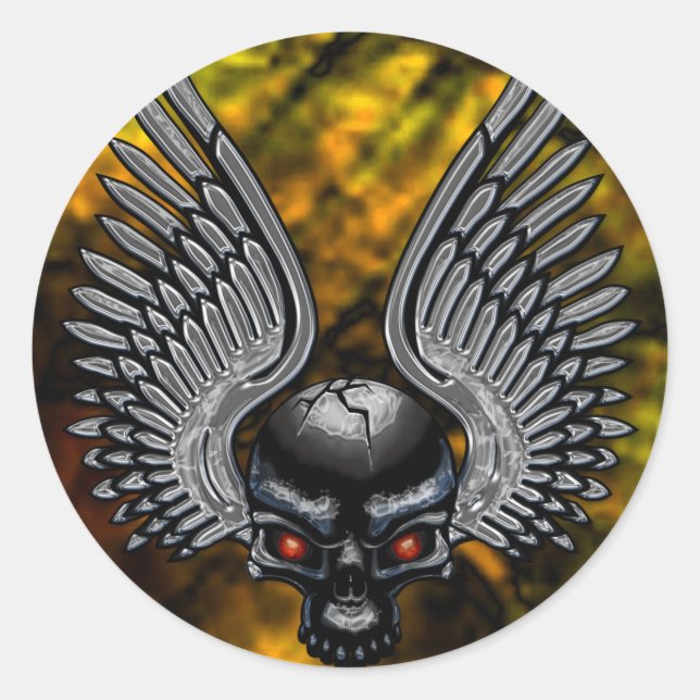 Skullwing X Sticker (Front)