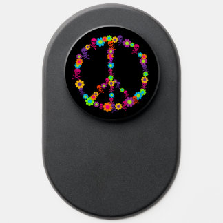 Skully Flower Power Peace PopSocket