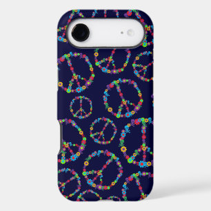 Skully Flower Power Peace Sign iPhone 17 Air Case