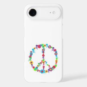 Skully Flower Power Peace Sign iPhone 17 Air Case