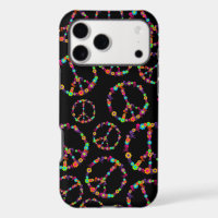 Skully Flower Power Peace Sign