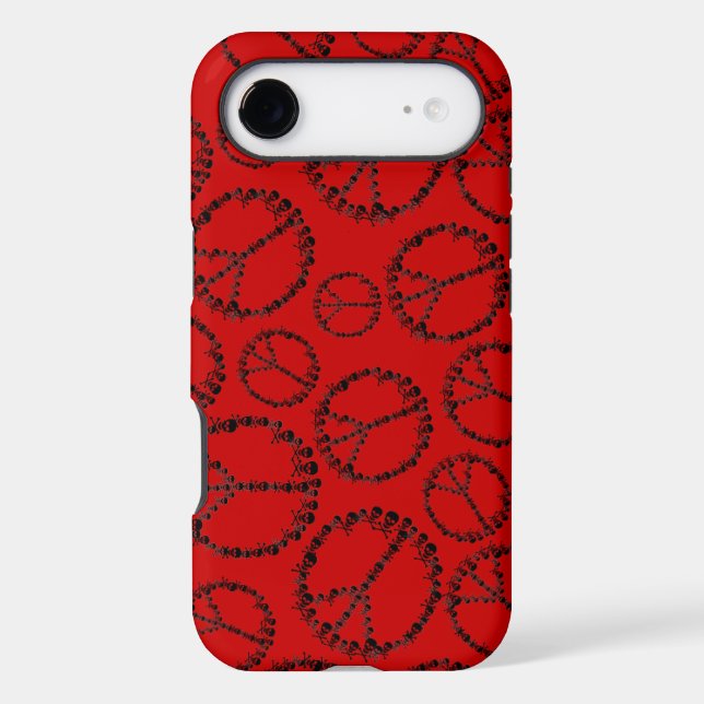 Skully Peace Case-Mate iPhone Case (Back)