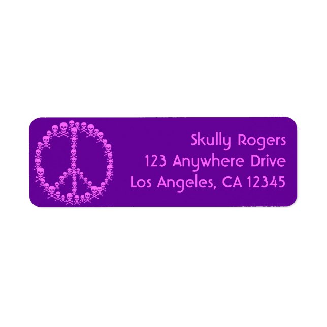 Skully Peace Label (Front)