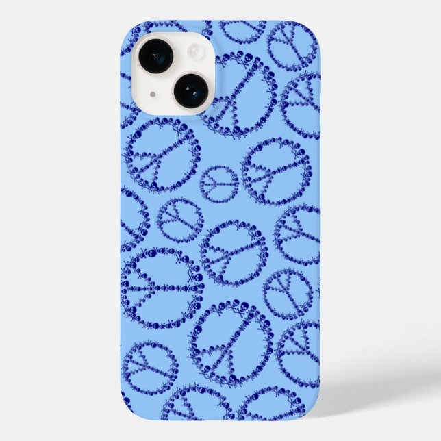 Skully Peace Sign Case-Mate iPhone Case (Back)