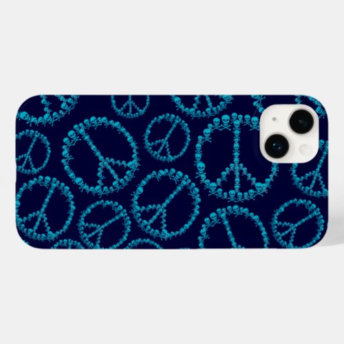 Skully Peace Sign Case_Mate iPhone 14 Plus Case