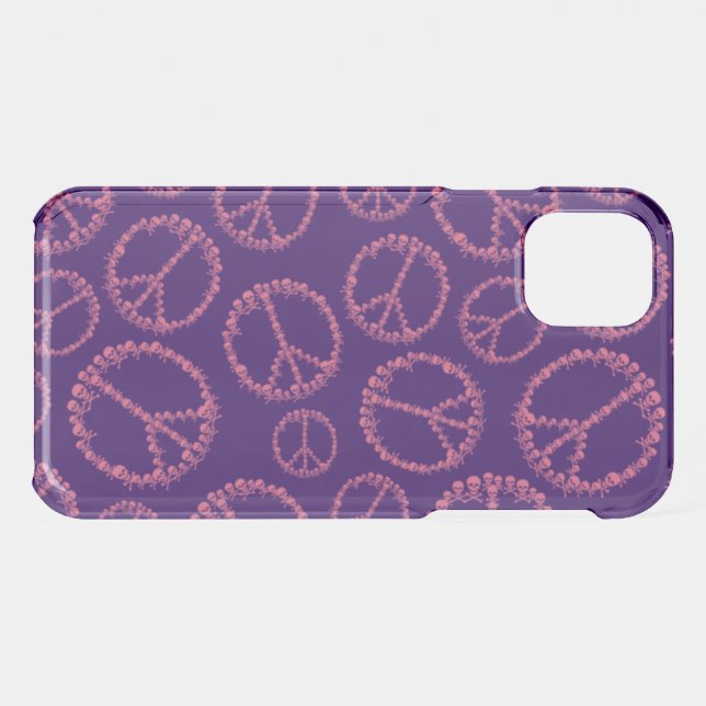 Skully Peace Sign Uncommon iPhone Case (Back (Horizontal))