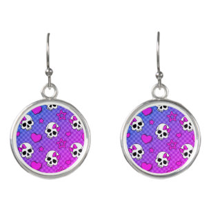 Skully Pop Kawaii Earrings