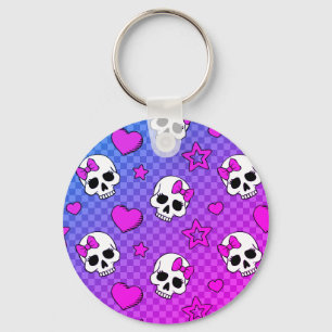 Skully Pop Kawaii Keychain