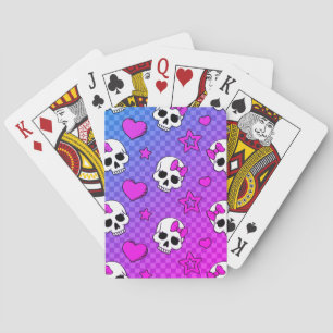 Skully Pop Kawaii Poker Cards