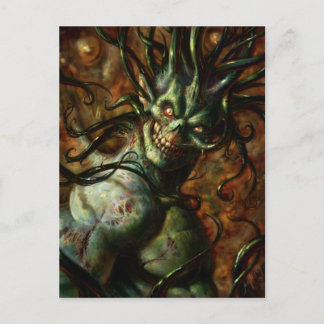 Skully Tentacle Head Postcard