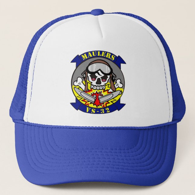 Skully Trucker Hat (Front)