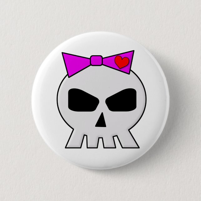 SkullyBow-220 Button (Front)