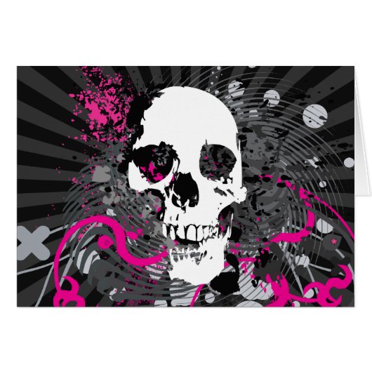 skullz. straight twisted arrows. (Front Horizontal)