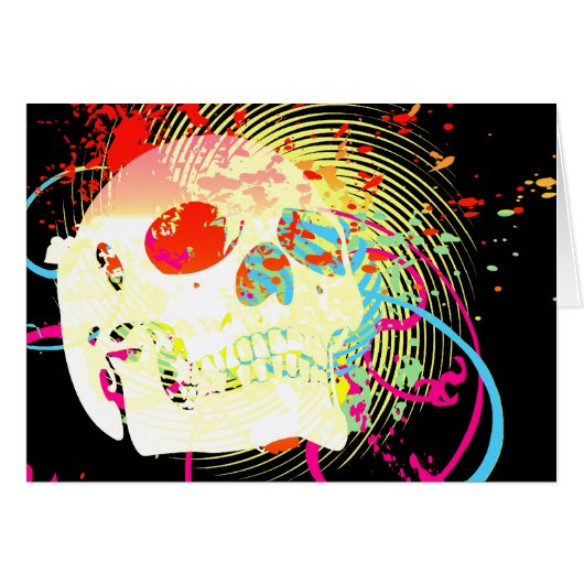skullz. up twisted arrows. cards (Front Horizontal)