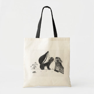 Skunk <3s Boot Tote Bag