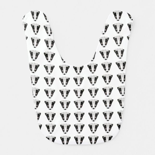 Skunk - Baby Bib (Front)