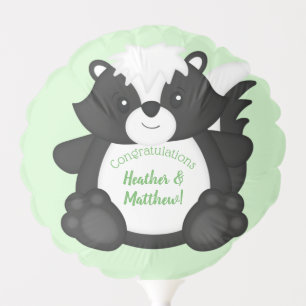 Skunk Baby Shower Woodland Animals Balloon