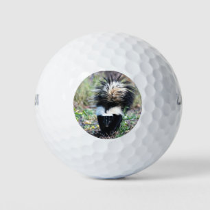Skunk Black and White Golf Balls