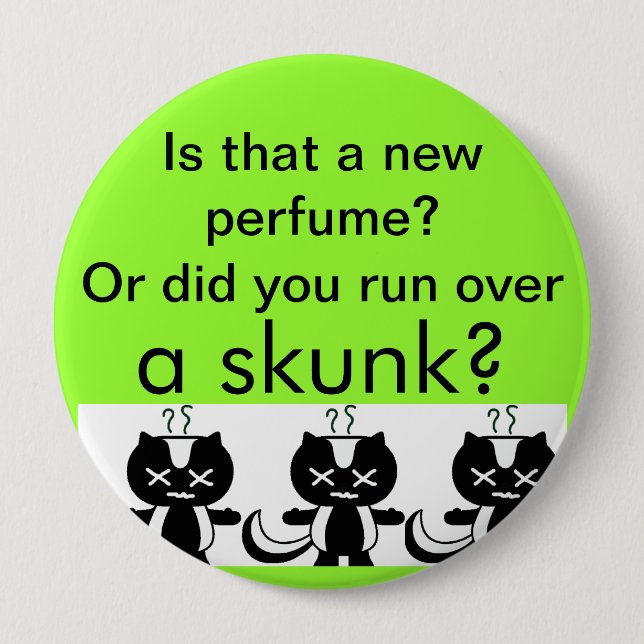 Skunk Button (Front)