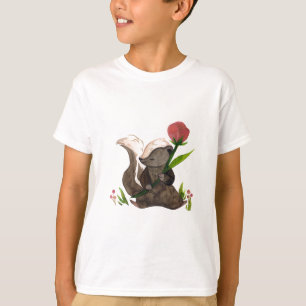 Skunk Chic: Monochrome Mischief T-Shirt