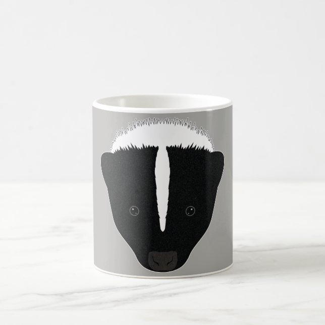 Skunk Face Coffee Mug (Center)