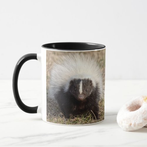 Skunk face mug