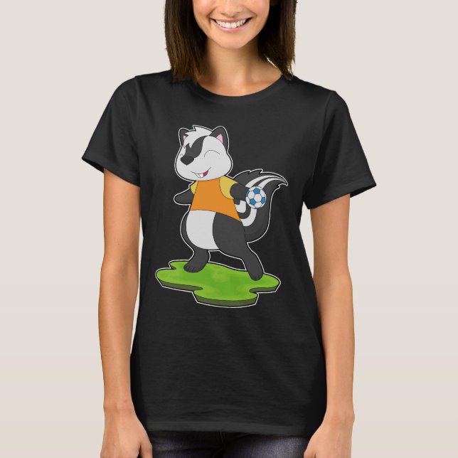 Skunk Handball player Handball Sports T-Shirt (Front)