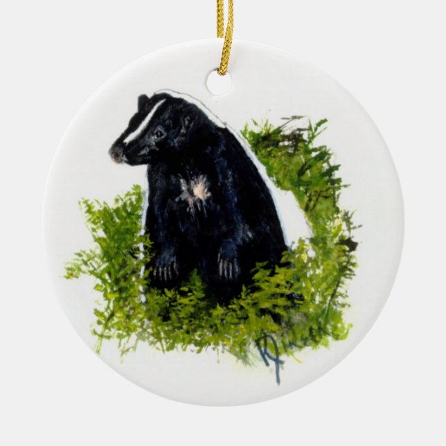 Skunk ornament (Front)