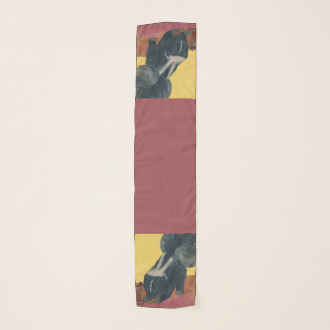 skunk print scarf (Front)