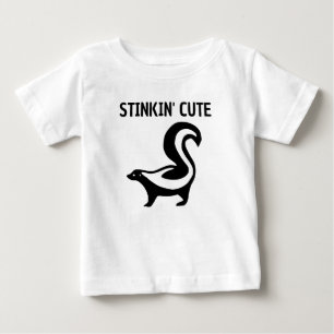 SKUNK STINKING CUTE BABY PUN T-SHIRT