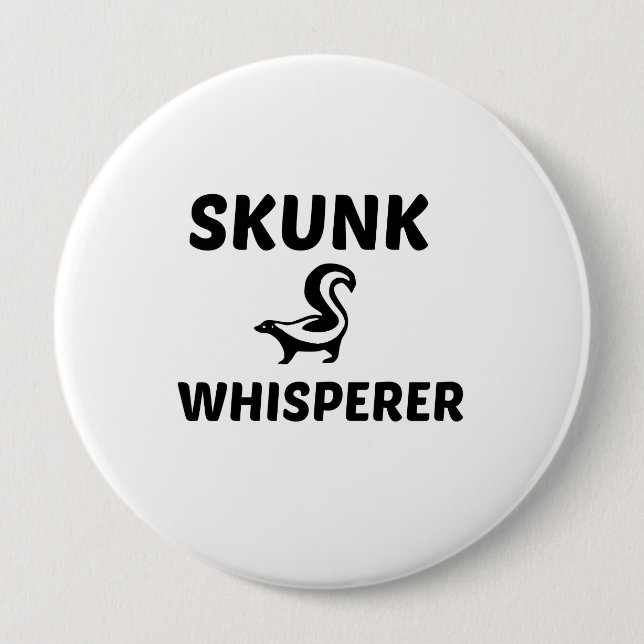 SKUNK WHISPERER BUTTON (Front)