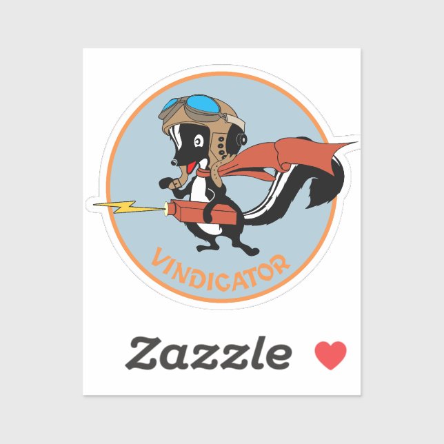 Skunk Works Vindicator Patch Sticker (Sheet)