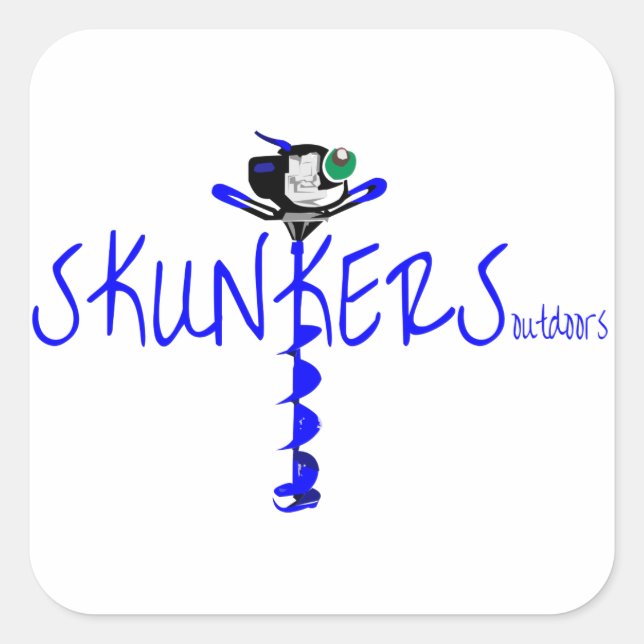 Skunkers Auger Sticker (Front)