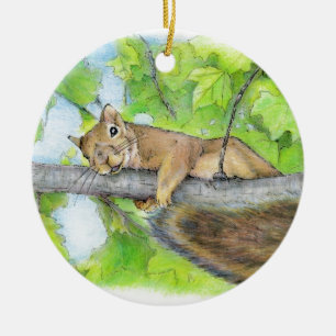 SKWIRL CERAMIC ORNAMENT