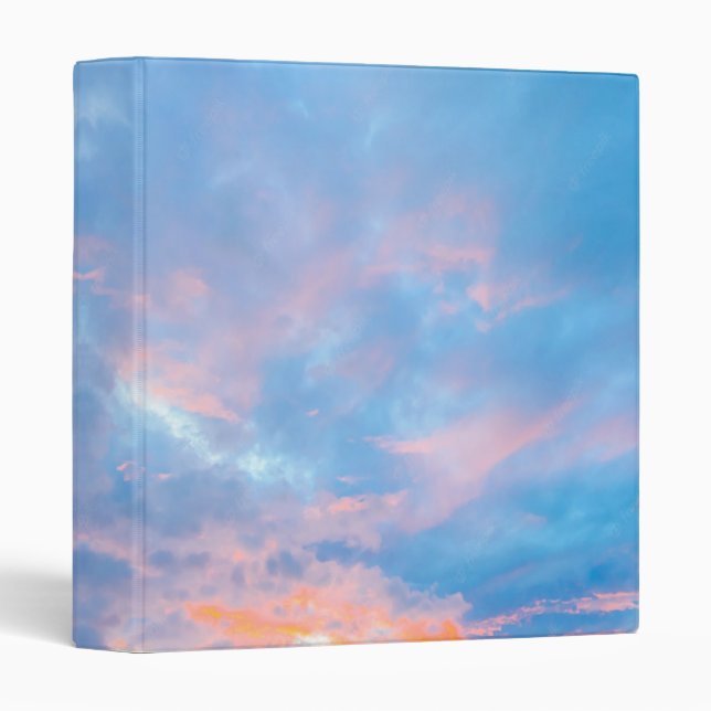 Sky  3 ring binder (Front/Spine)