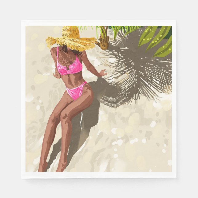 Sky above, sand below, peace within poster, Woman Napkins (Front)