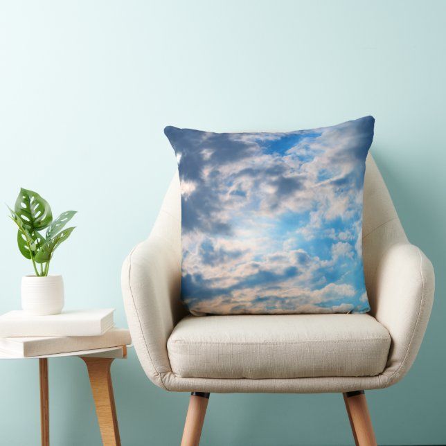 Sky After Storm Throw Pillow (Chair)