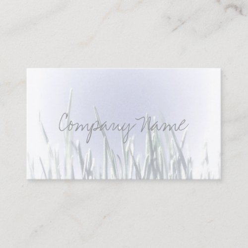 "SKY AND GRASS" ZEN STYLE BUSINESS CARD