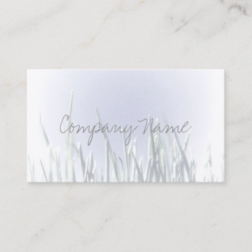 Customizable "SKY AND GRASS" ZEN STYLE BUSINESS CARD