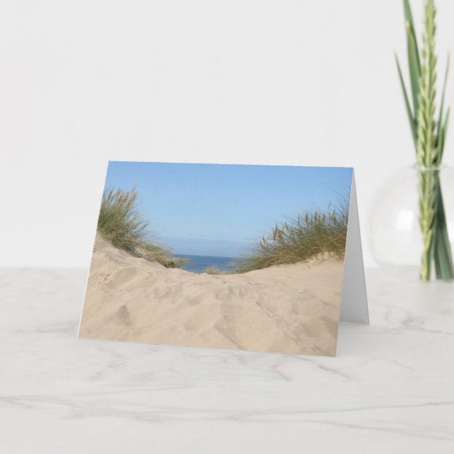 Sky and Sand Blank Card (Front)