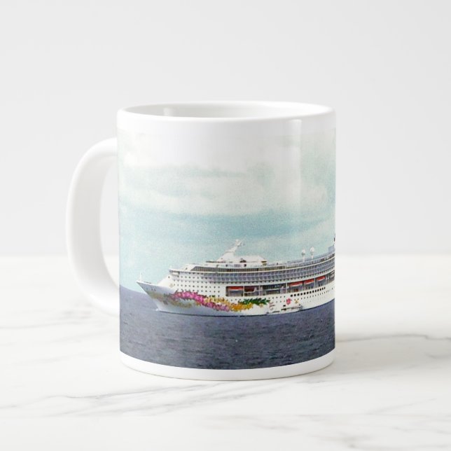 Sky at Sea Giant Coffee Mug (Front Left)