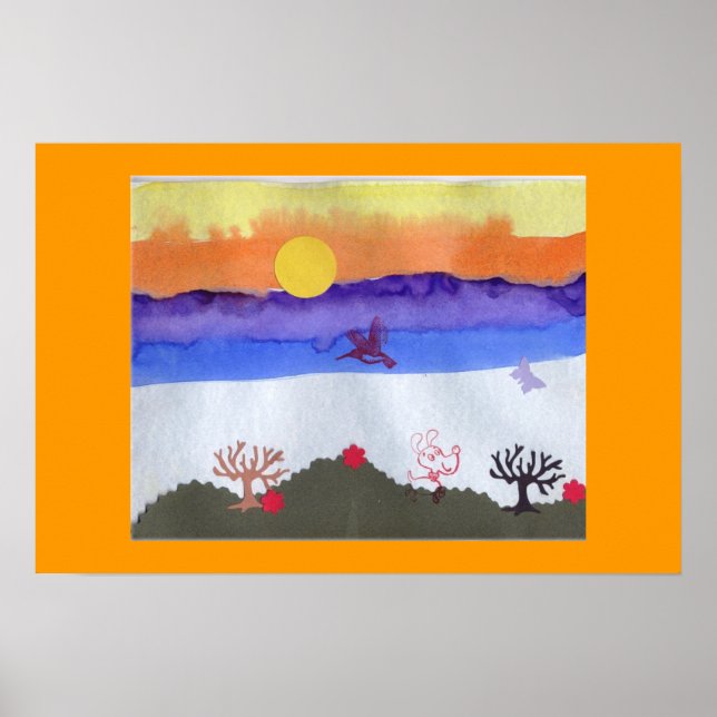 SKY AWASH IN COLORS POSTER (Front)