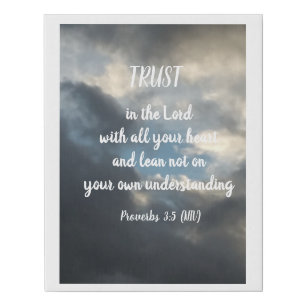 Sky Bible Verse Canvas Print