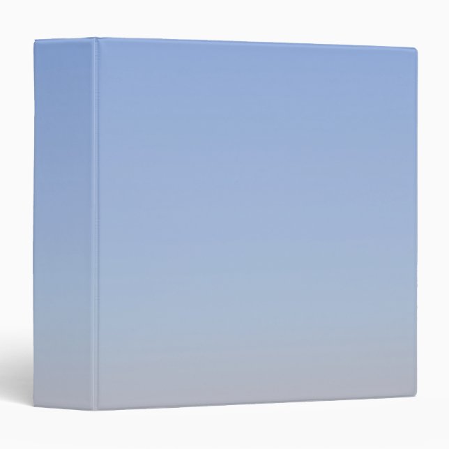 Sky Blue  3 Ring Binder (Front/Spine)