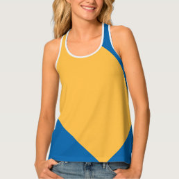 Sky Blue and Warm Yellow Unity Tank Top