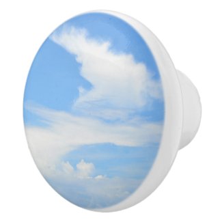 Sky Blue and White Partly Cloudy with a Twist
