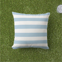 Sky Blue and White Stripes