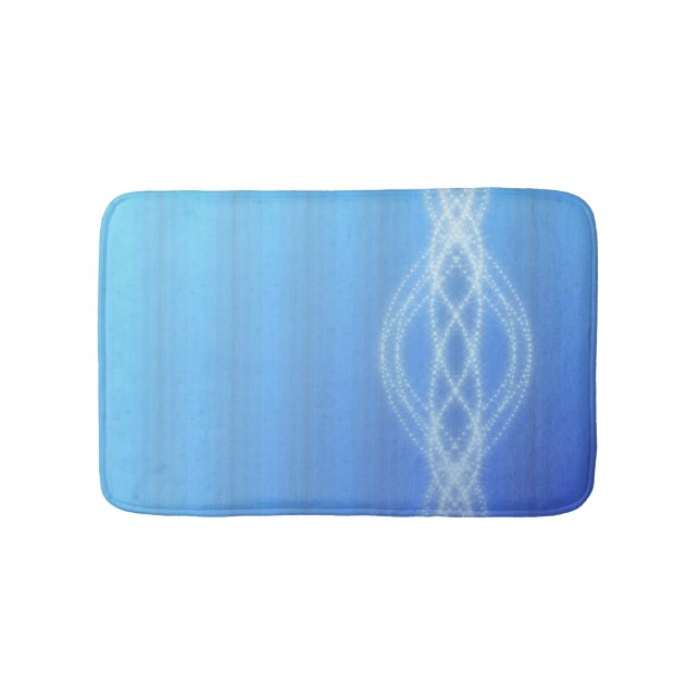Sky Blue Bathroom Mat (Front)